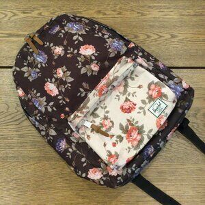 Black Floral/Pink Floral Heritage Mid-Volume Backpack